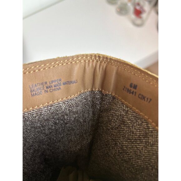 B.O.C. Born Brown Leather and Suede Tall Riding Boots Buckles Size 6M - Picture 9 of 11